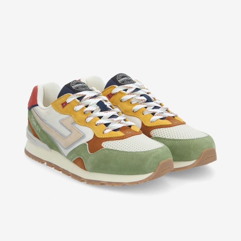 CAPE CODE RUNNER M - SUEDE/NYL/PUNCH - GREEN/OFF WHITE